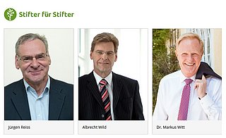 Vorstand der Stiftung Stifter für Stifter