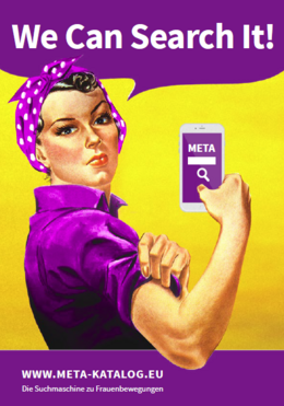 Die Suchmaschine META ist Teil des Digitalen Deutschen Frauenarchivs. Abb.: Die Suchmaschine META ist Teil des Digitalen Deutschen Frauenarchivs.